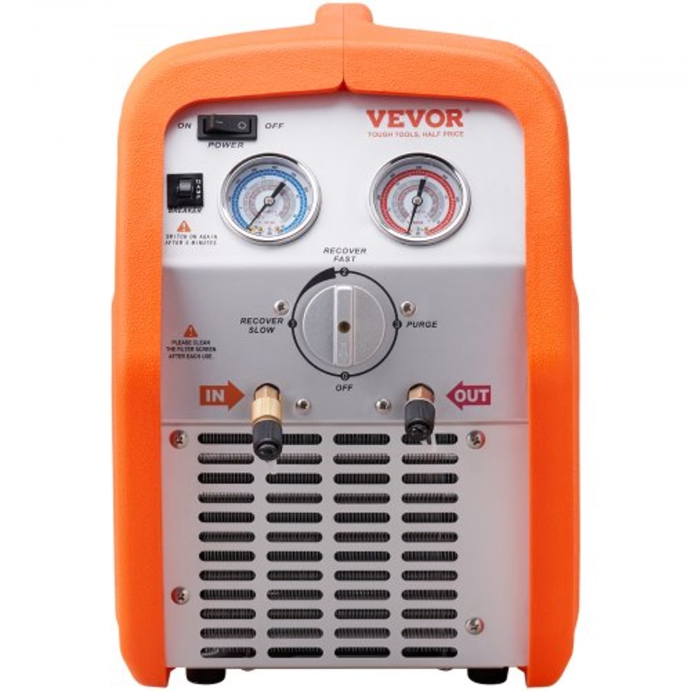 Portable Refrigerant Recovery Machine With High Pressure Protection For HVAC AC Systems 7