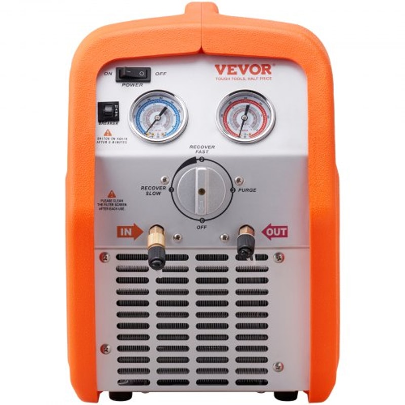 Portable Refrigerant Recovery Machine With High Pressure Protection For HVAC AC Systems 7