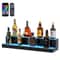 LED Liquor Bottle Display Shelf With App Control RGB Bar Light For Home And Commercial Bars 0