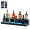 LED Liquor Bottle Display Shelf With App Control RGB Bar Light For Home And Commercial Bars 0