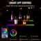 LED Liquor Bottle Display Shelf With App Control RGB Bar Light For Home And Commercial Bars 1