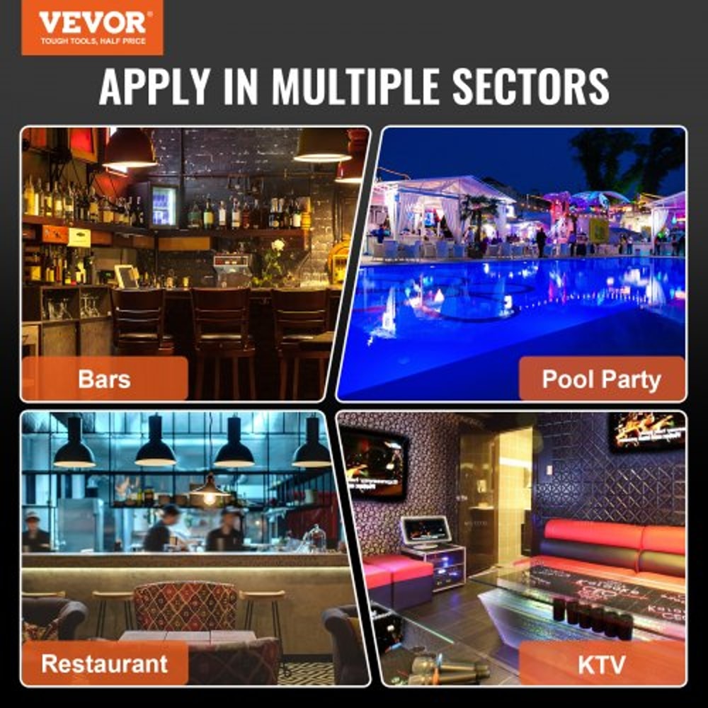 LED Liquor Bottle Display Shelf With App Control RGB Bar Light For Home And Commercial Bars 4