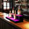 LED Liquor Bottle Display Shelf With App Control RGB Bar Light For Home And Commercial Bars 6