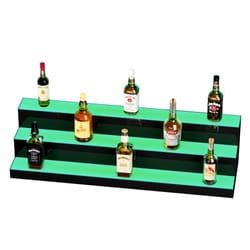 led liquor bottle display lighted bar shelf with app & remote control