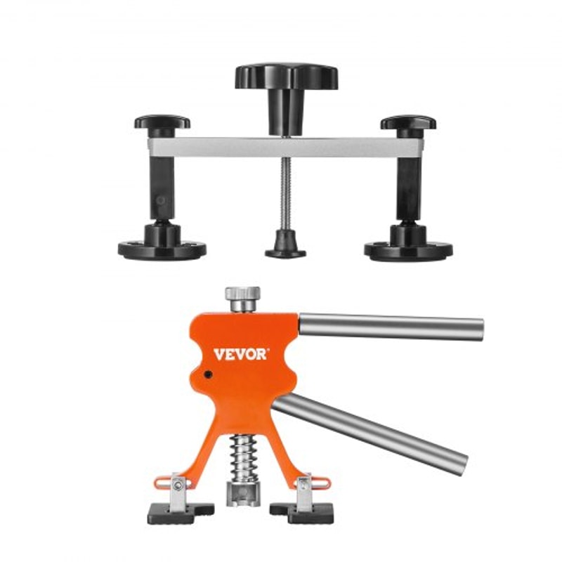 Paintless Dent Repair Kit With Golden Lifter Bridge Puller For Car Dent Removal 9