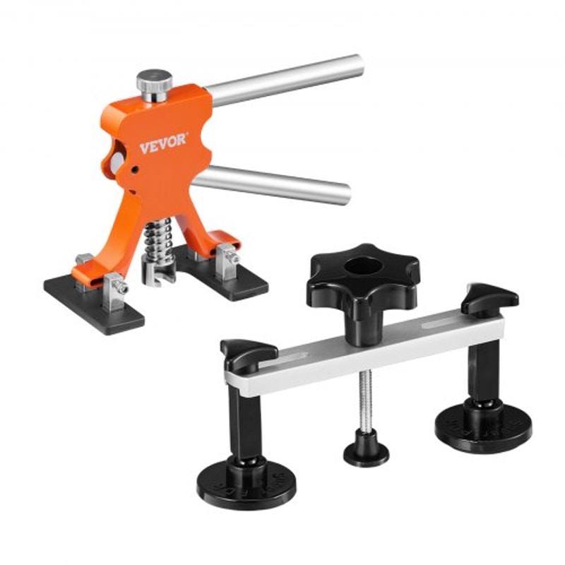 Paintless Dent Repair Kit With Golden Lifter Bridge Puller For Car Dent Removal 10