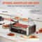 Commercial Hot Dog Roller Grill With Bun Warmer Dual Temp Control 18 Capacity Stainless Cooker 3