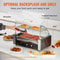 Commercial Hot Dog Roller Grill With Bun Warmer Dual Temp Control 18 Capacity Stainless Cooker 3
