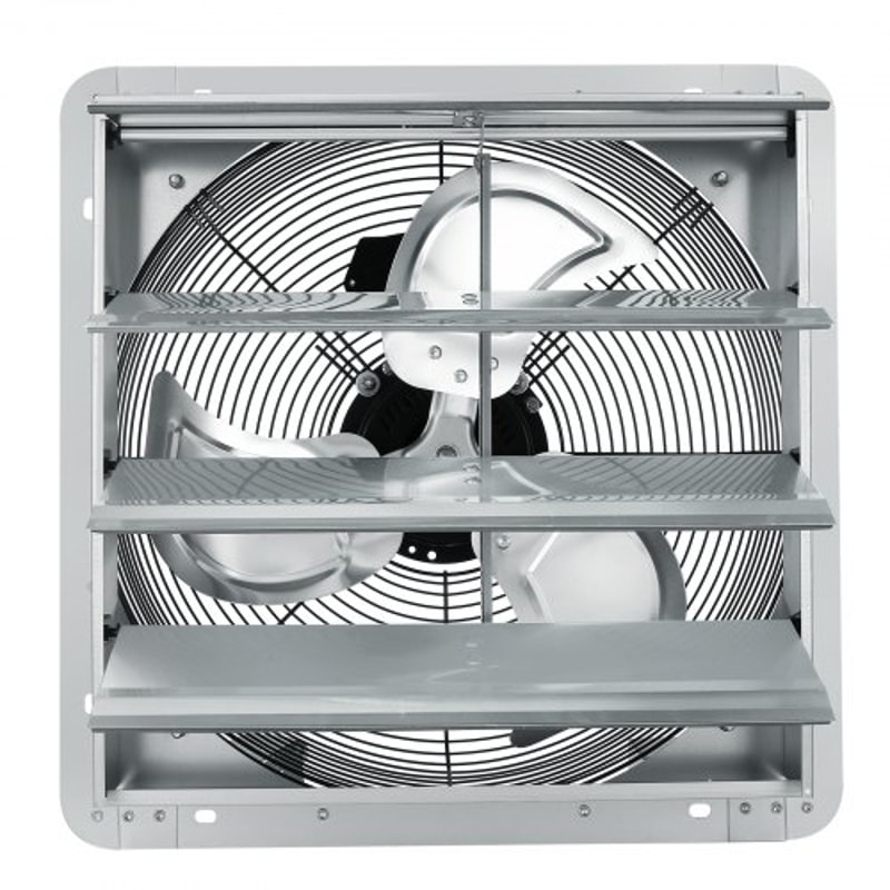 Heavy Duty Shutter Exhaust Fan CFM Wall Mount Attic Fan With Speed Controller 0