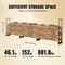 Heavy Duty Firewood Rack With Cover Outdoor Firewood Storage Rack Waterproof Log Holder 3