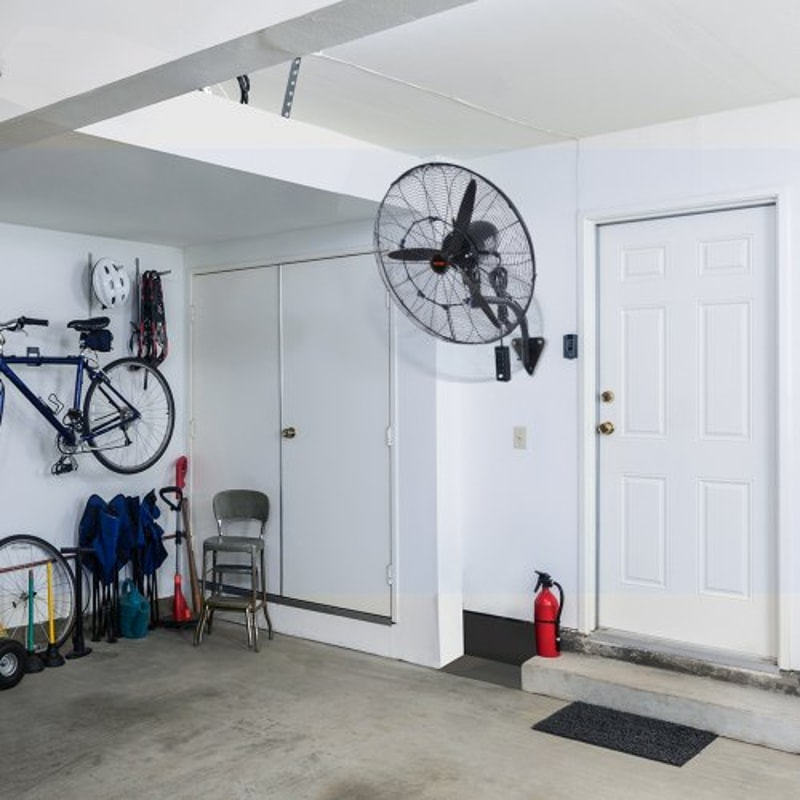 Heavy Duty Wall Mount Misting Fan CFM High Velocity Oscillating Waterproof Industrial Cooling Fan 6