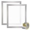 Aluminum Screen Printing Kit With Mesh High Tension Frames For TShirt DIY Printing 0