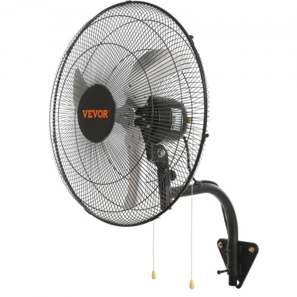 High Velocity Wall Mount Fan With Oscillation CFM Industrial Cooling 8