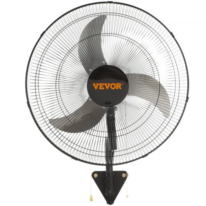 High Velocity Wall Mount Fan With Oscillation CFM Industrial Cooling 9