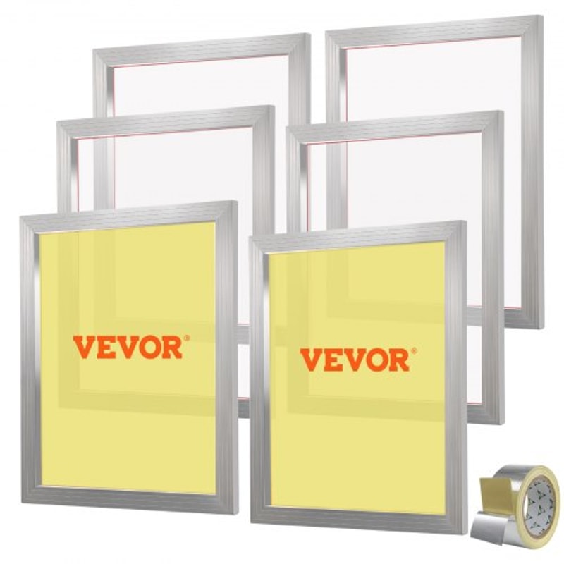 Aluminum Screen Printing Frames With Mesh Professional Silk Screen Printing Kit For TShirts 0