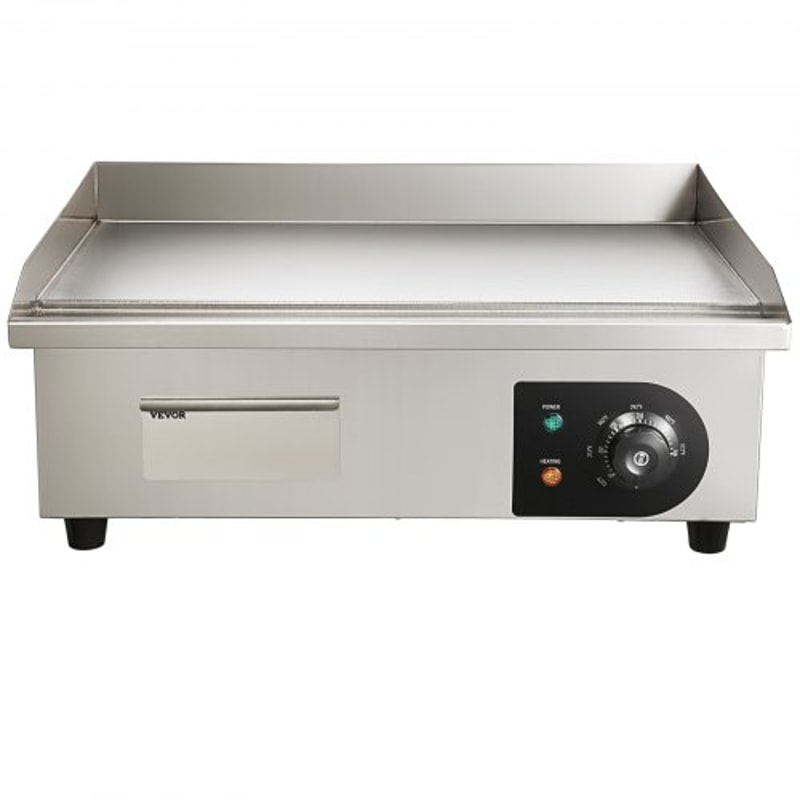 Commercial Electric Griddle Flat Top Grill With Adjustable Temperature Stainless Steel Countertop B 9