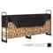 Heavy Duty Outdoor Firewood Rack With Cover Waterproof Log Storage Holder For Patio And Fireplace 0