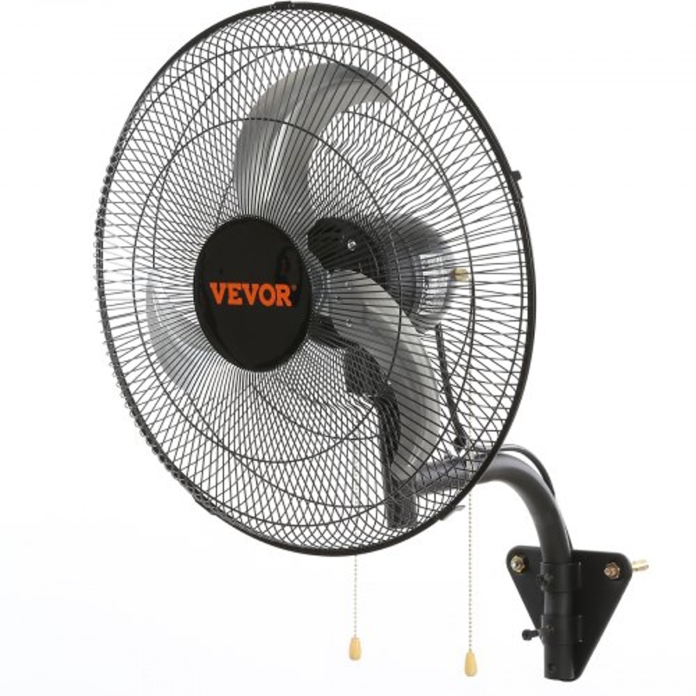 Oscillating Wall Mount Fan CFM High Velocity Industrial Cooling Fan 0