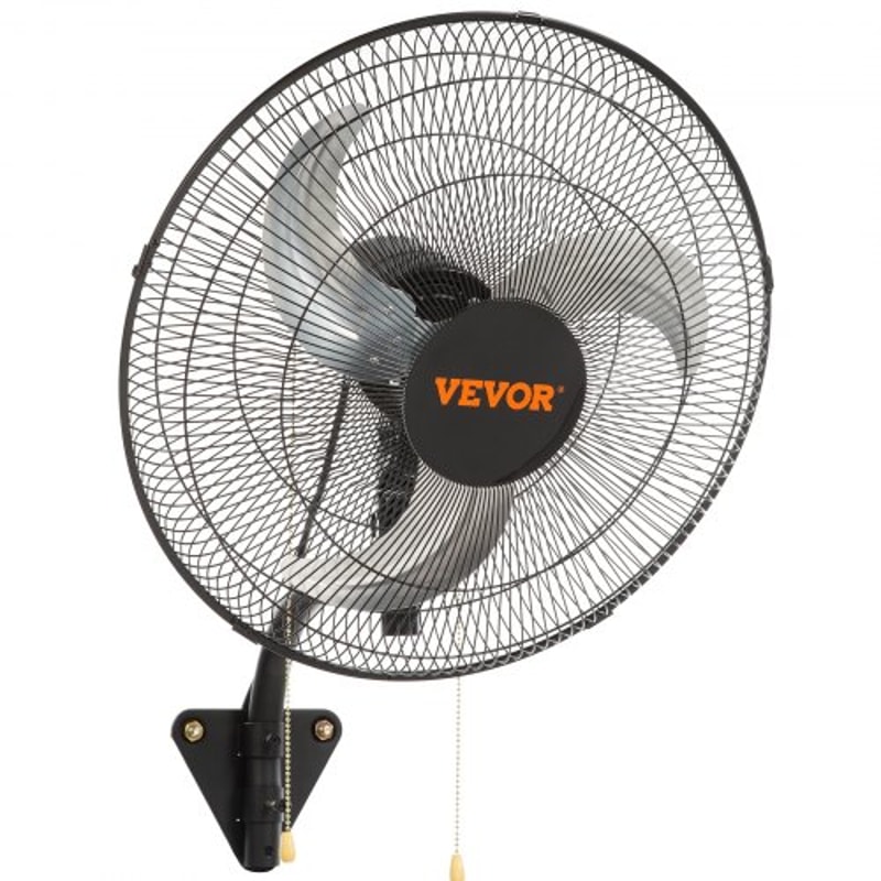 Oscillating Wall Mount Fan CFM High Velocity Industrial Cooling Fan 7