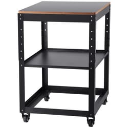 heavy duty planer stand with wheels adjustable height workstation for benchtop tools