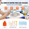 Mini Pottery Wheel Kit With Adjustable Speed Dual Turntables For Beginners And Kids 6