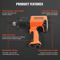 Air Impact Wrench Heavy Duty Pneumatic Impact Gun 5