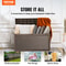 Outdoor Storage Deck Box With Lock Waterproof Patio Storage Bench 1