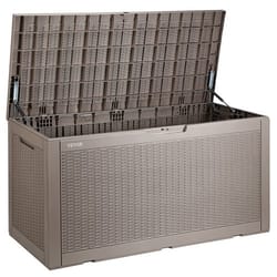 outdoor storage deck box with lock waterproof patio storage bench