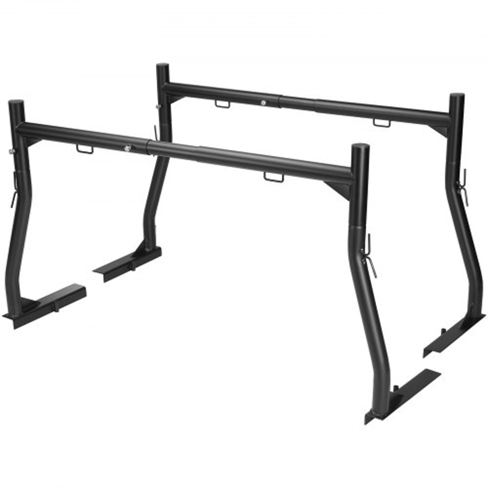 Heavy Duty Truck Ladder Rack High lbs Extendable Steel Truck Bed Rack with No-Drill Mount
