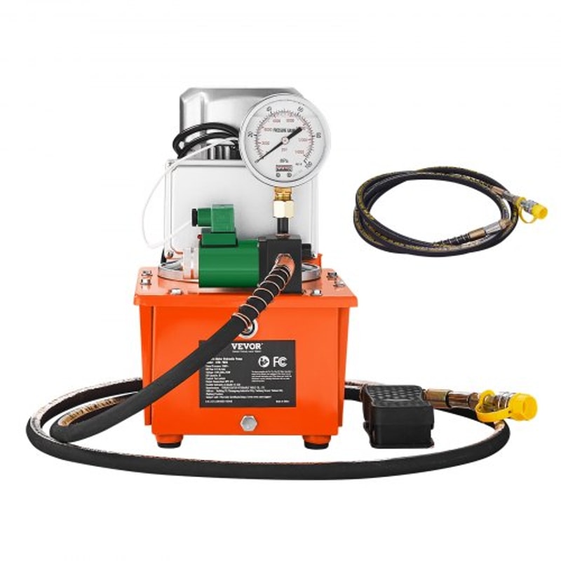 Electric Hydraulic Pump Power Unit With Foot Pedal Tank 0