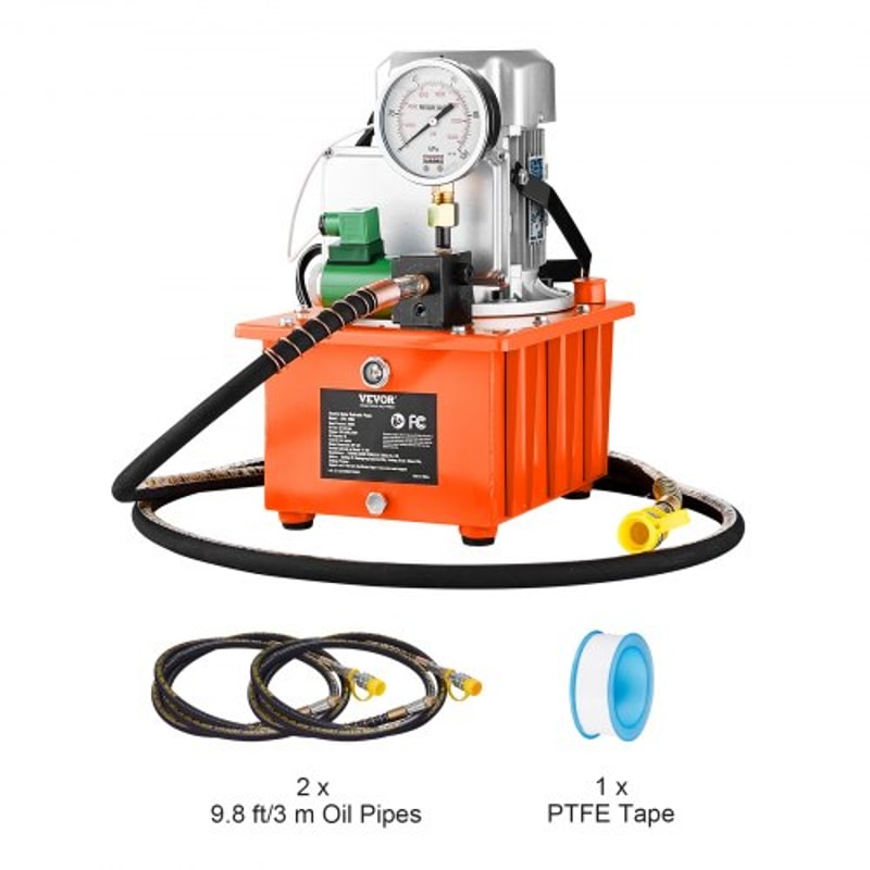 Electric Hydraulic Pump Power Unit With Foot Pedal Tank 10