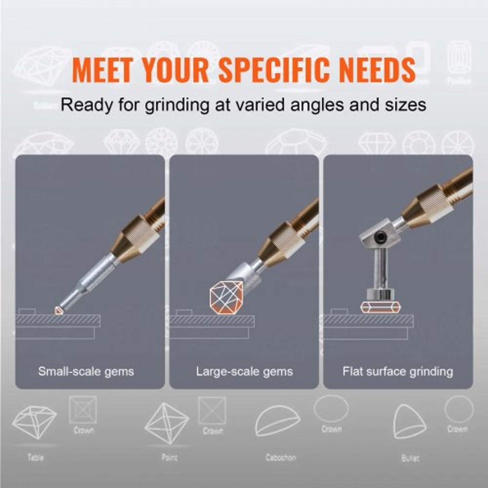 Gem Faceting Machine With Adjustable Speed Precision Polisher For Jade And Jewelry 5