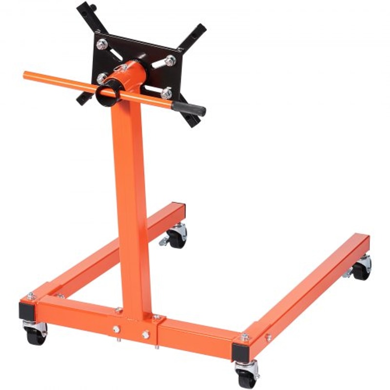 Heavy Duty High Lb Engine Stand With Rotating Head Locking Casters For Auto Repair 9