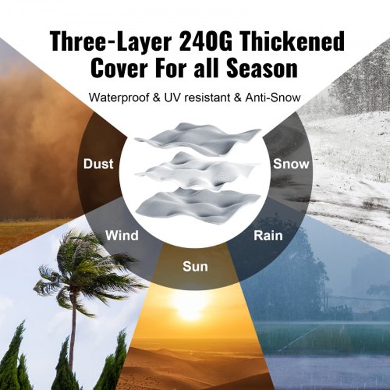 Portable Storage Shed Heavy Duty Outdoor Storage Shelter With RollUp Door Vent Windows 4