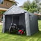 Portable Storage Shed Heavy Duty Outdoor Storage Shelter With RollUp Door Vent Windows 6