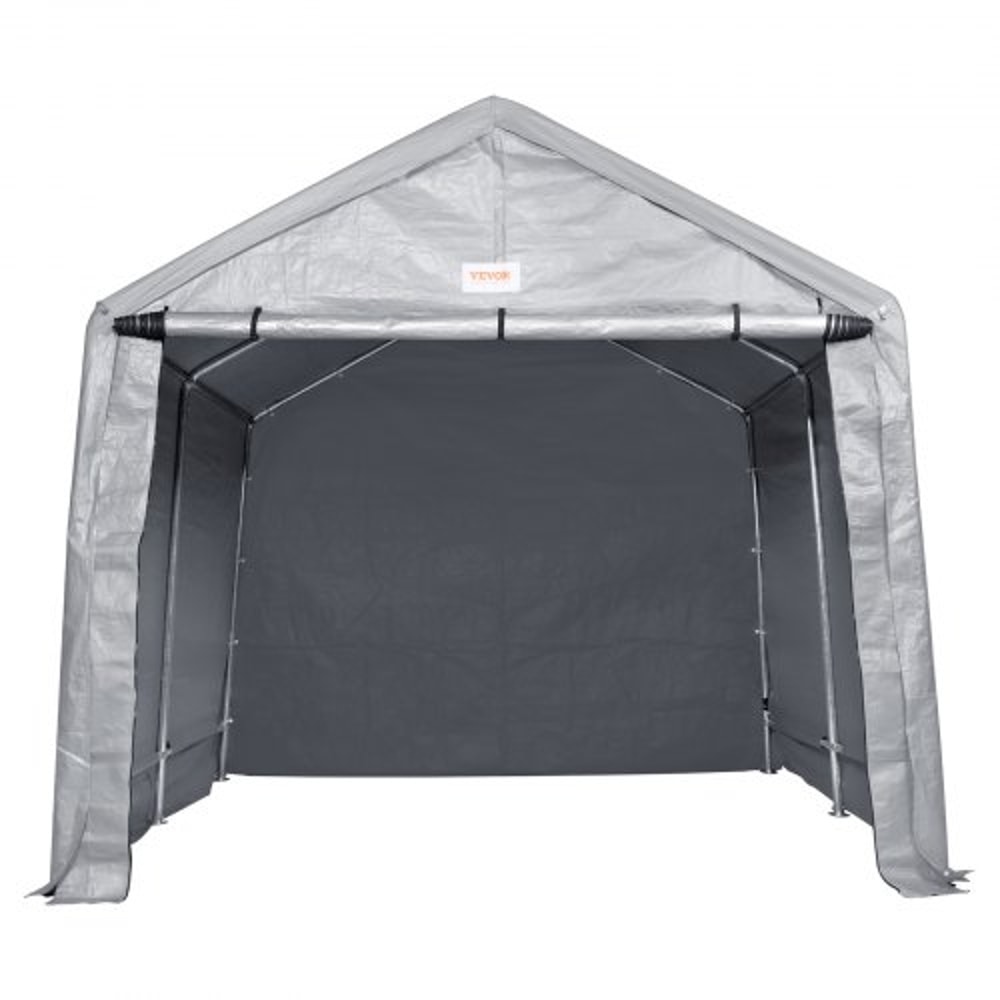 Portable Storage Shed Heavy Duty Outdoor Storage Shelter With RollUp Door Vent Windows 7