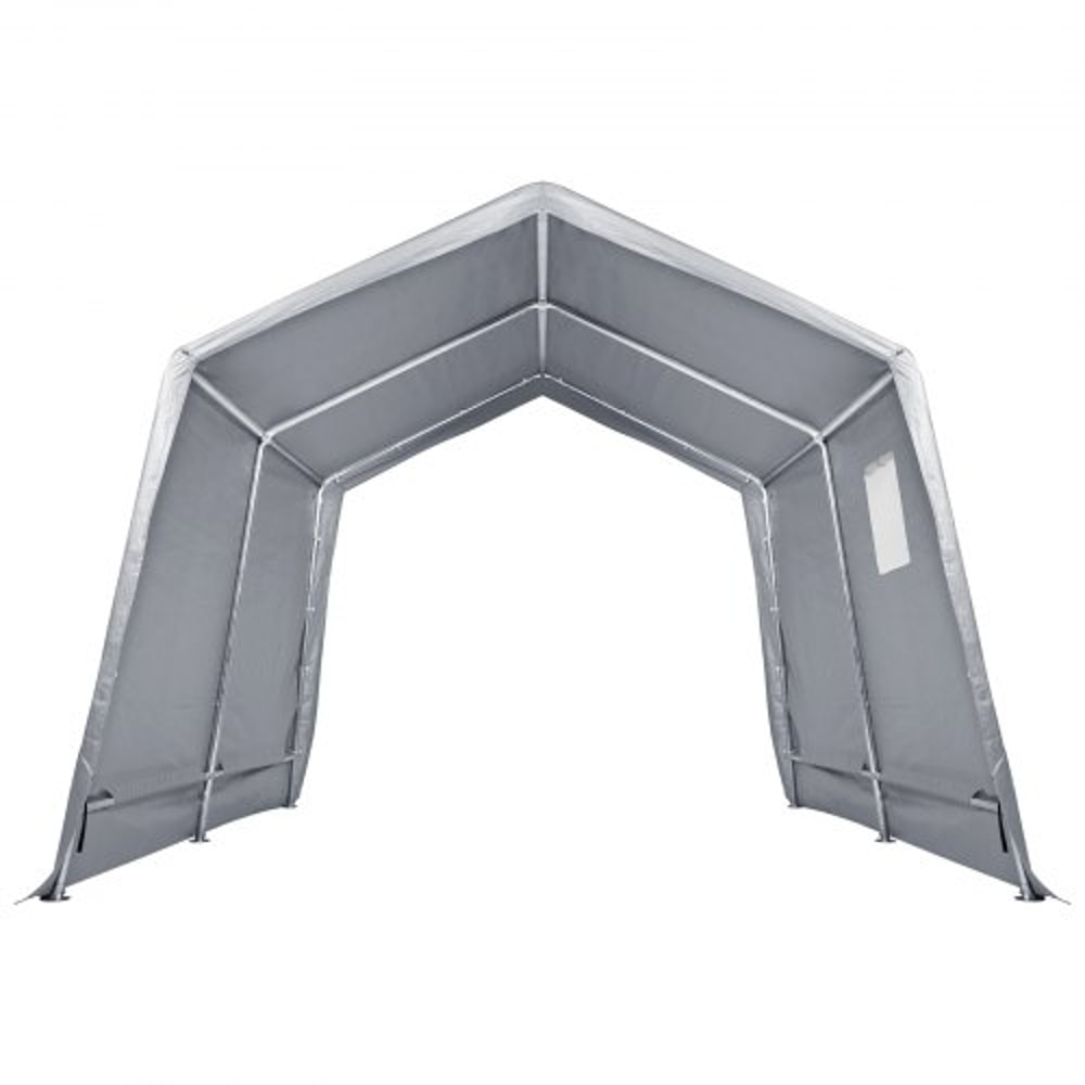 Portable Storage Shed Heavy Duty Outdoor Storage Shelter With RollUp Door Vent Windows 9