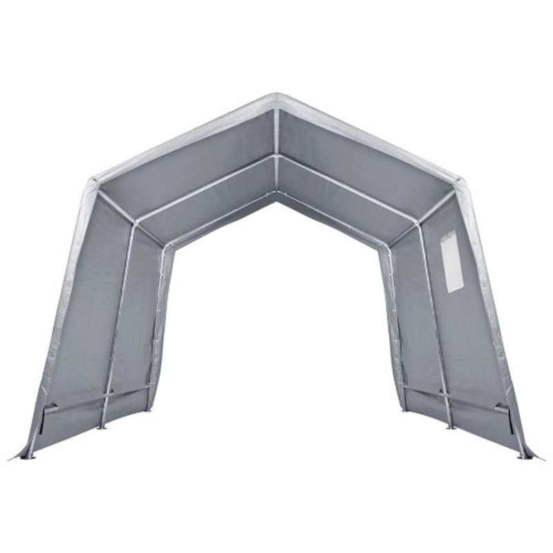 Portable Storage Shed Heavy Duty Outdoor Storage Shelter With RollUp Door Vent Windows 9