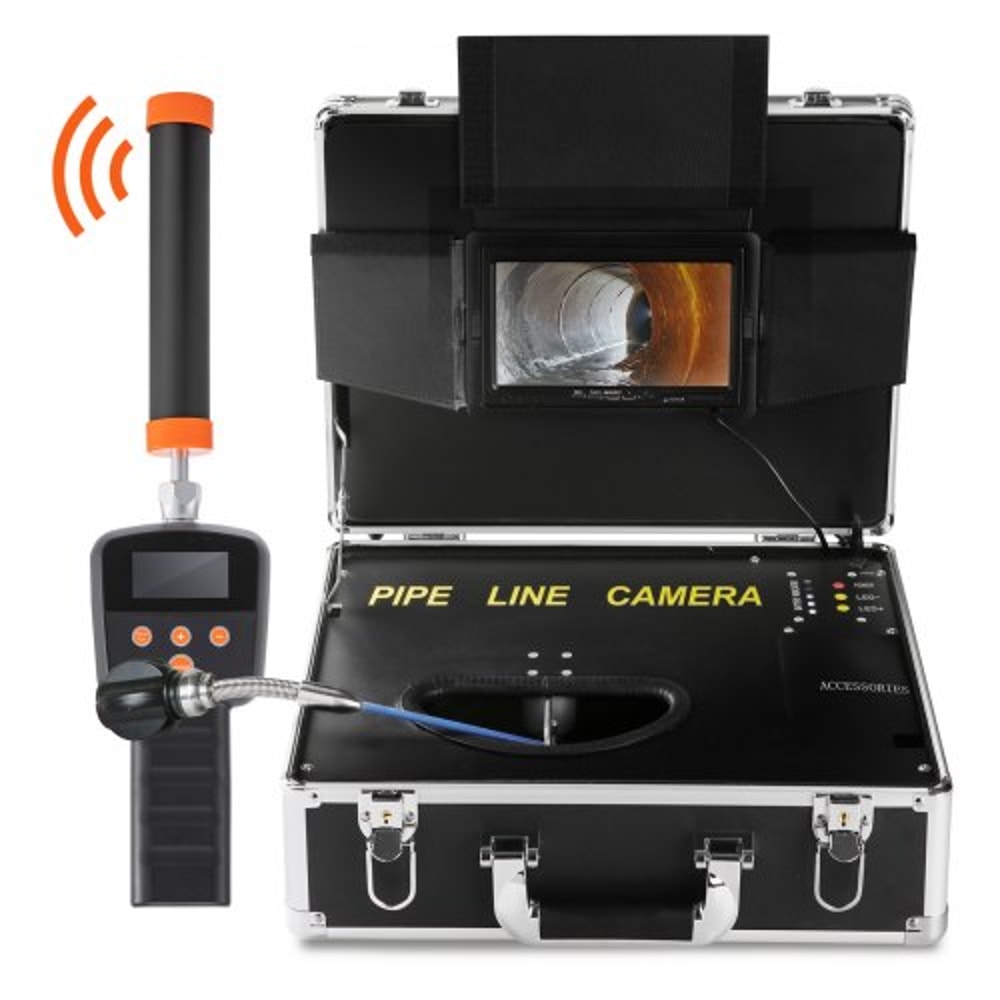 Sewer Inspection Camera With Locator DVR Monitor For Drain Pipe Inspection 9