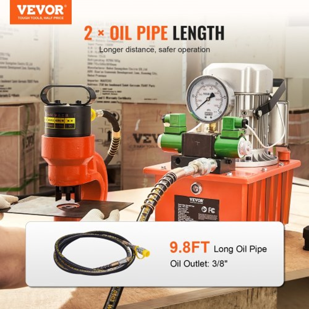 Electric Hydraulic Pump Double Acting Power Unit With Foot Pedal 1