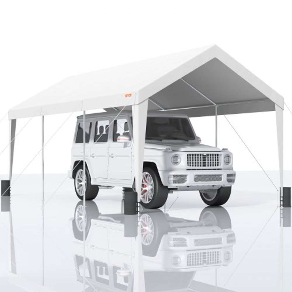 Heavy Duty Portable Carport Shelter Waterproof UV Resistant Garage Tent For SUV Truck Boat 6