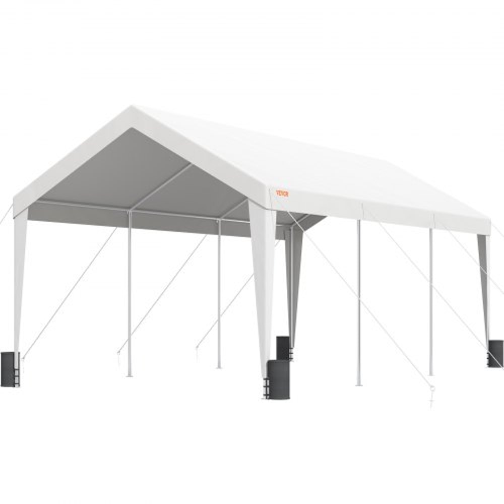 Heavy Duty Portable Carport Shelter Waterproof UV Resistant Garage Tent For SUV Truck Boat 9