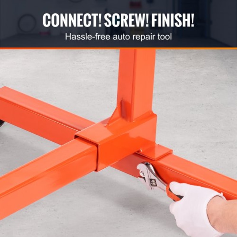 Engine Stand with Rotating Head & Heavy Duty Steel Frame for Auto Repair