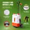 Battery Powered Backpack Sprayer With Cart Adjustable Pressure PSI Nozzles Dual Wands 5