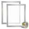 Aluminum Screen Printing Kit Frame Set With Mesh For TShirt DIY Printing 10