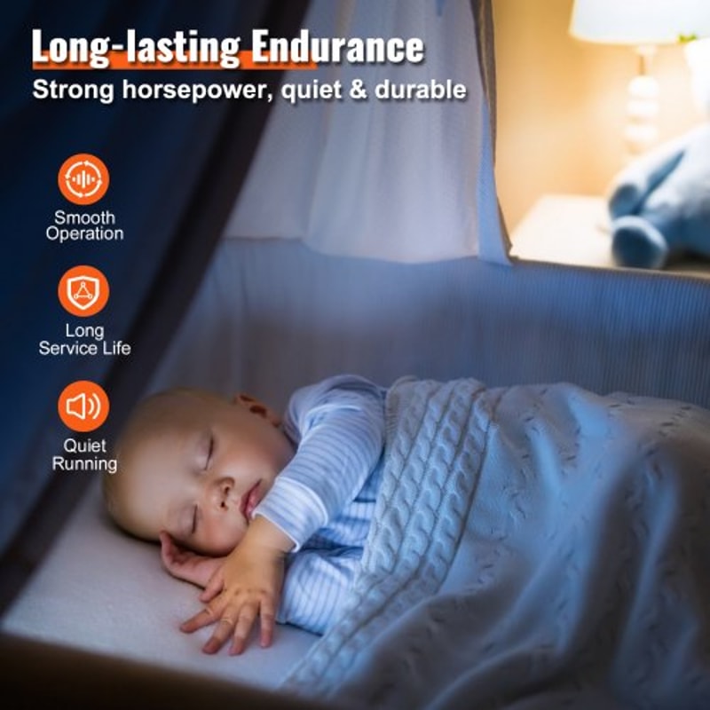 Condenser Fan Motor Reversible AC Replacement Motor with Capacitor