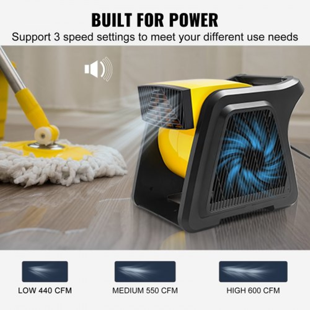 High Velocity Floor Blower CFM Portable Air Mover Fan With High Velocity Floor Blower CFM 2