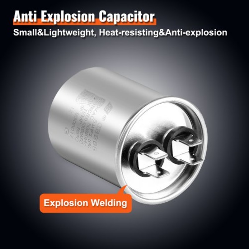 Condenser Fan Motor 1100RPM Replacement AC Motor With Capacitor 4