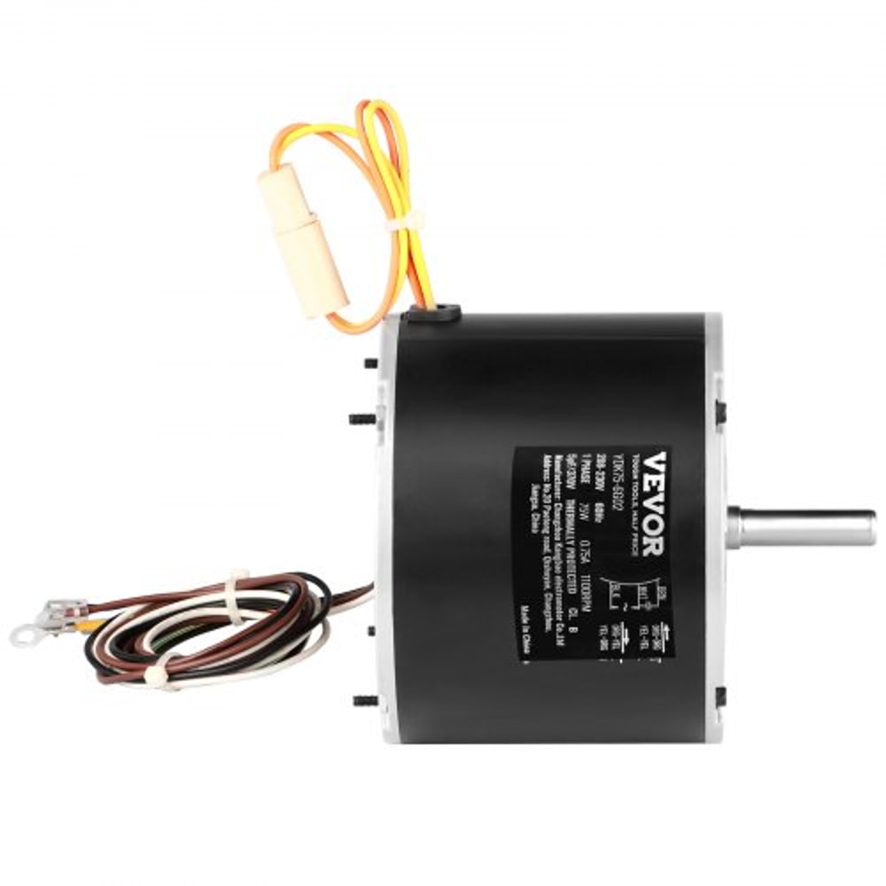 Condenser Fan Motor 1100RPM Replacement AC Motor With Capacitor 9