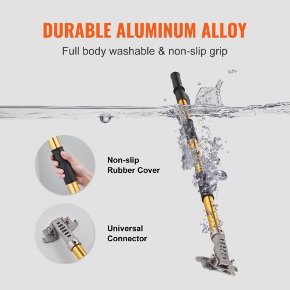 Adjustable Drywall Flat Box Handle Aluminum Extension Tool For Smooth Wall Finishing 4